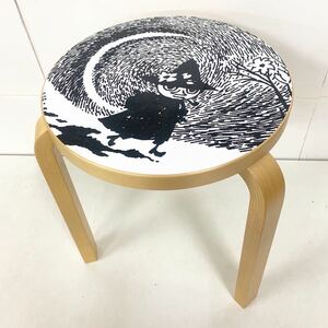 artek Alvar Aalto Moomin 80周年 記念 モデル スツール ムーミン チェア スナフキン イス 80 years stool 60 アルテック 家具【NK4473】