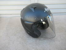 Arai アライ ヘルメット オープンフェイス SZ-G ジェットヘルメット ジャンク品 マッドブラック 塗装ベースにも Lサイズ 旧車にも_画像1