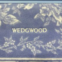 1203 未使用　WEDGWOOD ウェッジウッド 綿毛布 140x200cm 綿100％ 西川産業　日本製_画像2