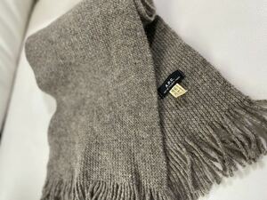 A.P.C ヴィンテージ　イングリッシュウールメランジュマフラー　サイズ160センチ