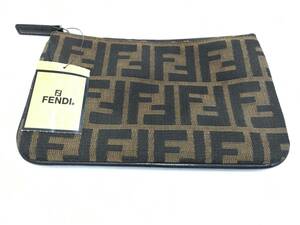 43937　FENDI　フェンディ　ズッカ　ポーチ　アクセサリー　小物