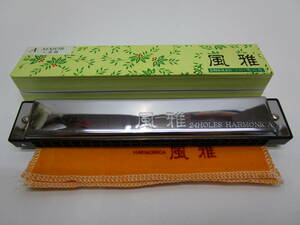 ku951*24HOLES harmonica manner .i length style * secondhand goods 