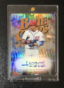 2019 Topps Finest Juan Soto Blue Chips Autograph Refractor #/40 美品 40枚限定