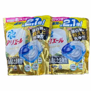 P＆G アリエール ジェルボール 4Dプロクリーン超ジャンボ 19個 抗菌 洗濯槽の防カビ 強洗浄　２個セット