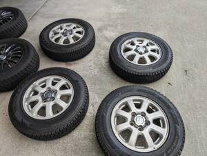 パジェロミニ　キックス　純正ホイール　スタッドレスホイールセット　175/80R15　愛媛県大洲市より　ブリザック　ブリヂストン