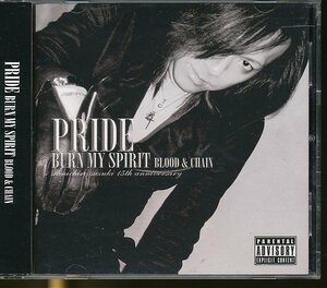 JA770●【送料無料】BLOOD＆CHAIN(鈴木慎一郎)「PRIDE BURN MY SPIRIT」CD＋DVD 帯付き