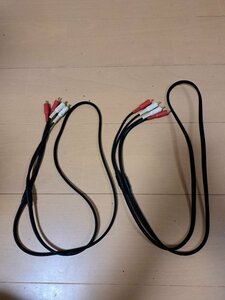 audio-technica／オーディオテクニカ　RCAケーブル　OFC AUDIO CABLE 長さ150㎝×2組セット