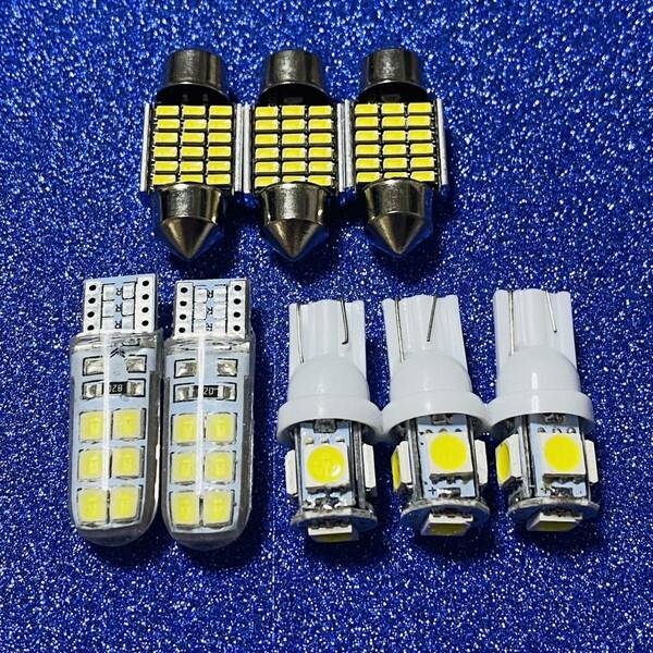 GK GT系 インプレッサ G4 スポーツ T10 LED 8個セット ルームランプ ポジション ナンバー灯 ウェッジ球 ホワイト スバル 爆光！フルセット