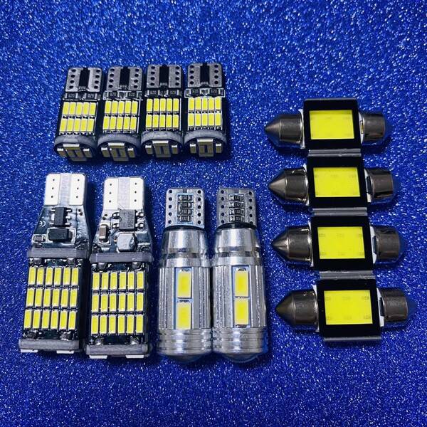 12個セット! ステップワゴン RK1 RK2 RK3 RK4 RK5 RK6 T10 LED バックランプ ナンバー灯 ルームランプセット 鬼爆光 ホンダ フルセット