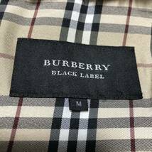 極美品 M バーバリーブラックレーベル キルティング ダウンジャケット ラビットファー ノバチェック BURBERRYBLACKLABEL アウター コート_画像8