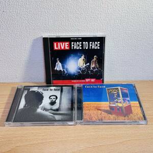 CD FACE TO FACE フェイス・トゥ・フェイス 3枚セット LIVE/BIG CHOICE/face to face