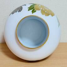 大倉陶園 花瓶 金銀 牡丹 花器 フラワーベース OKURA _画像3