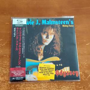 紙ジャケ　　　SHM-CD　　　YNGWIE　MALMSTEEN’S　RISING　FORCE　　　/　　ODYSSEY 　　　紙ジャケット　　国内盤　　　