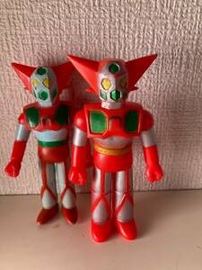 当時物　昭和レトロ　ソフビ　ゲッターロボ　ゲッター1　永井豪　ポピー　マジンガーZ　グレンダイザー