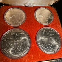 モントリオールオリンピック記念コイン 1976年 銀貨 硬貨 エリザベス_画像5
