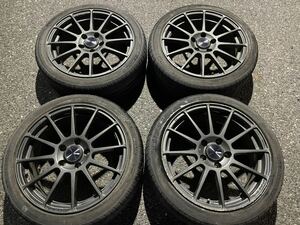 ENKEI/ エンケイ PF03 PCD114.3 5穴 17インチ アルミホイール 215/45Ｒ17 4本セット