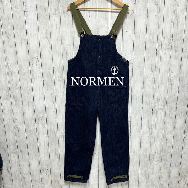 美品！NORMEN 海軍デッキパンツ！オーバーオール！