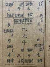 旧蔵 中国の占術 線裝 『六十甲子十二時命理一覽』 中国古書 古文書 唐本 中国古美術 古典籍 風水学 運勢 干支 運気 占い 易学 GF462_画像6