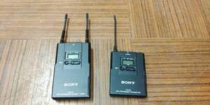 SONY ワイヤレスマイクロホンパッケージトランスミッター/UTX-B2 UHFチューナー/URX-P2