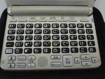 M231207-1-2 CASIO カシオ EX-word 電子辞書 XD-SG6850 動作確認済_画像5