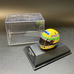 ミニチャンプス 1/8 アイルトン・セナ ヘルメット AYRTON SENNA 1994 中古 稀少 レア ケース汚れあり