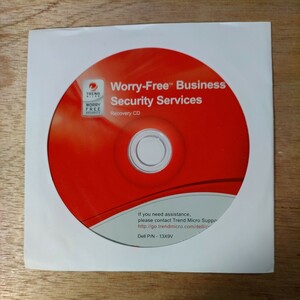  нераспечатанный Trend Micro Worry-Free Business Security Services Recovery CD Dell P/N 13X9V