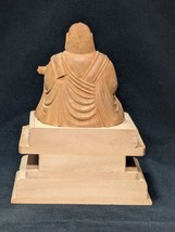 仏像② 日蓮上人 白檀 香木 木彫 仏教美術 日蓮聖人 古美術 高さ 16cm 東洋美術 彫刻_画像4