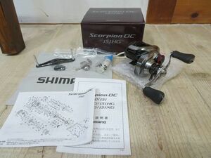 【USED/良品】SHIMANO/シマノ Scorpion/21 スコーピオン DC 151HG 左ハンドル 検索用⇒ シーバス/ヒラメ/ロックフィッシュ/海水対応/D1224