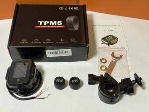 バイク用 空気圧監視モニター TPMS 未使用品！