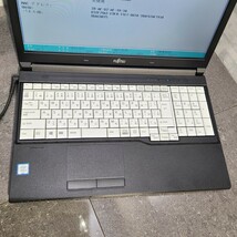 【現状品】管1W20 FUJITSU LIFEBOOK A576/RX FMVA2004JP CPU core i3-6006U Bios起動OK HDD無し、メモリー4GB、バッテリー有り _画像3