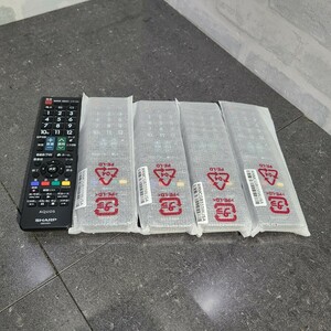 【新品未使用品】管1W47 SHARP AQUOS テレビリモコン GB333SA 2023年製 5個セット