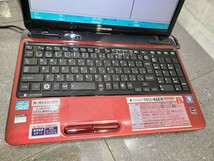 【現状品】管1W186 TOSHIBA dynabook T451/46ER PT45146ESFR CPU core i5-2450M Bios起動OK HDD無し、メモリー2GB、バッテリー有り _画像3