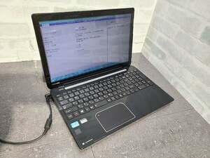 【現状品】管1W192 TOSHIBA dynabook T653/68JB PT65368JBMB CPU core i7-3630QM Bios起動OK HDD無し、メモリー4GB、バッテリー有り 