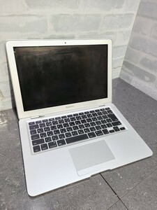 [ junk ] tube 1W217 Apple MacBook Air A1304 CPU core 2 Duo SL9300 HDD less, memory 2GB?( on board ), battery equipped electrification OK