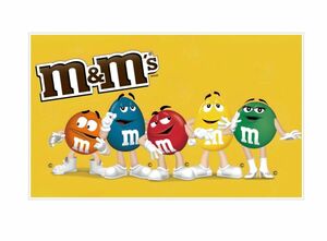 フラッグ　M&M's ポスター　T140 ガレージ装飾　バナー