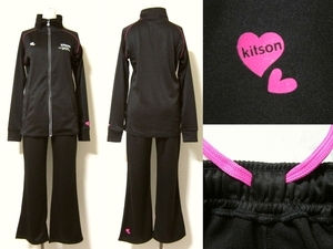 ☆送料込☆新品★Kitson / レディース★ジャージ★Ｍ★上下セット★切り替え★ステッチ★ブラック