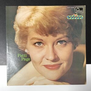 ★LP/パティ・ペイジ(PATTI PAGE)/テネシー・ワルツ/PAT-1025/レコードの画像1