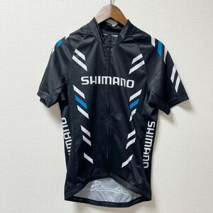 SHIMANO シマノ 半袖 サイクルジャージ Mサイズ ブラック ポリエステル