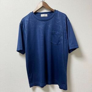 Golden Bear ゴールデンベアー 半袖 ポケット Tシャツ Lサイズ ネイビー ポリエステル