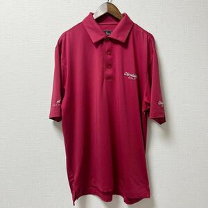 Cleveland GOLF クリーブランド 半袖ポロシャツ Lサイズ ワインレッド ゴルフウェア