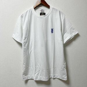 【新品】SUPER STAR スーパースター 半袖 Tシャツ Mサイズ ホワイト ポリエステル プラクティスシャツ