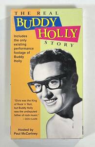 M5693*BUDDY HOLLY*THE REAL BUDDY HOLLY STORY(VHS) foreign record /HOSTED by PAUL McCARTNEY