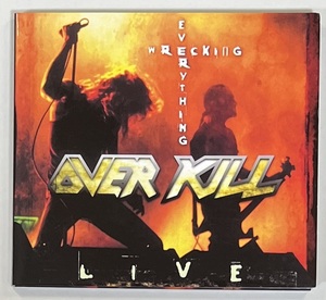 M5736◆OVERKILL◆WRECKING EVERYTHING - LIVE(1CD)輸入盤/米国産スラッシュ・メタル