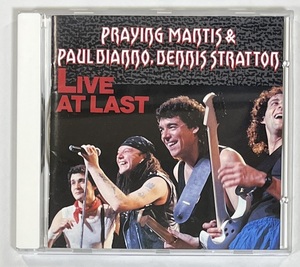 M5711◆PRAYING MANTIS & PAUL DIANNO, DENNIS STRATTON◆LIVE AT LAST/ライヴ!(1CD)日本盤/英国産NWOBHM