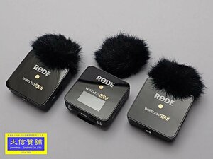RODE Microphones Wireless GO II ワイヤレスマイクシステム 送受信機 ラベリアマイク2本付き 中古B+ 【送料無料】 D-2181