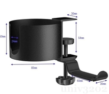 ヘッドホン掛け ヘッドセットスタンド　多機能ホルダー　取付簡単　　カップホルダー　_画像6