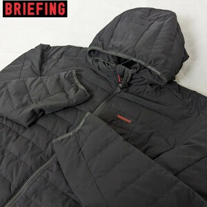 ★新品正規品 BRIEFING/ブリーフィング ゴルフTAION ダウンパーカー size XL(LL)　◇モバイルバッテリーをUSBへ繋ぎ本体を暖めるダウン