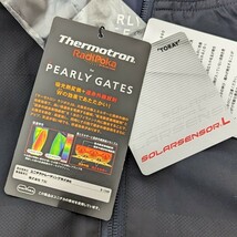 ★新品正規品 PEARLYGATES/パーリーゲイツメンズ撥水 サーモトロン蓄熱保温 フルジップブルゾン 5(L)　抜群の保温性_画像9