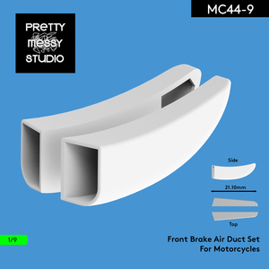 1/9 for motorcycle brake duct set 3D printer #MC44-9