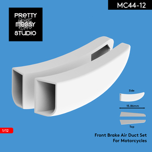 1/12 バイク用 ブレーキダクトセット 3Dプリンター #MC44-12